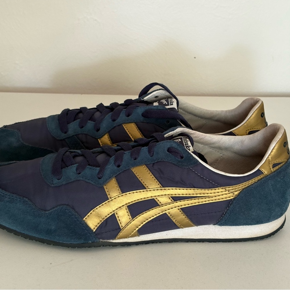 Men’s Onitsuka TigerSerrano 'Midnight Pure Gold' size 9.5